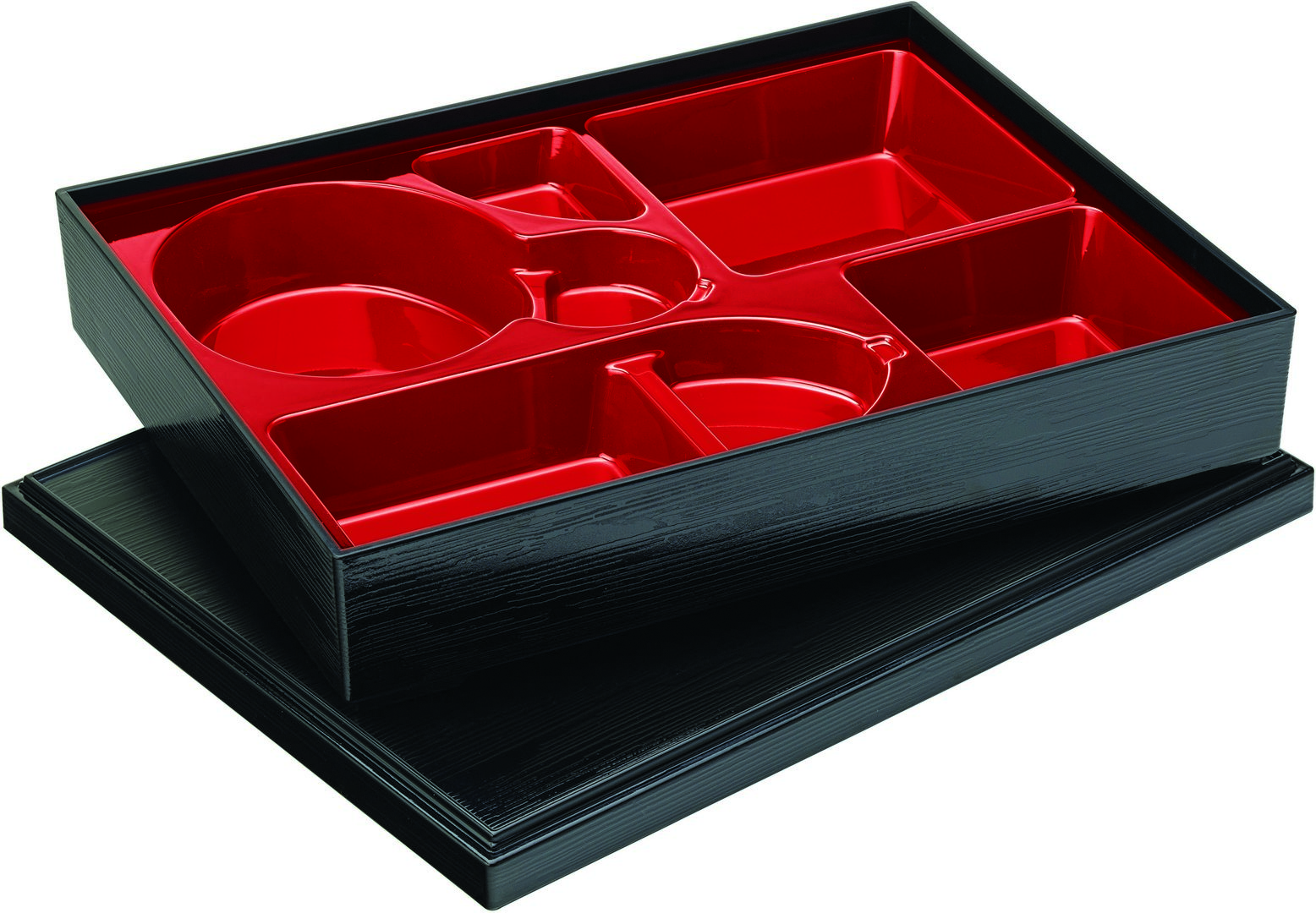Luxe Bento Box (32.5 x 25.5 x 6.5cm) 5 compartment - JMP303-000000-B01006 (Pack of 6)